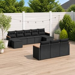Friendly 10 Piece Garden Sofa Set for Your Outdoor Oasis