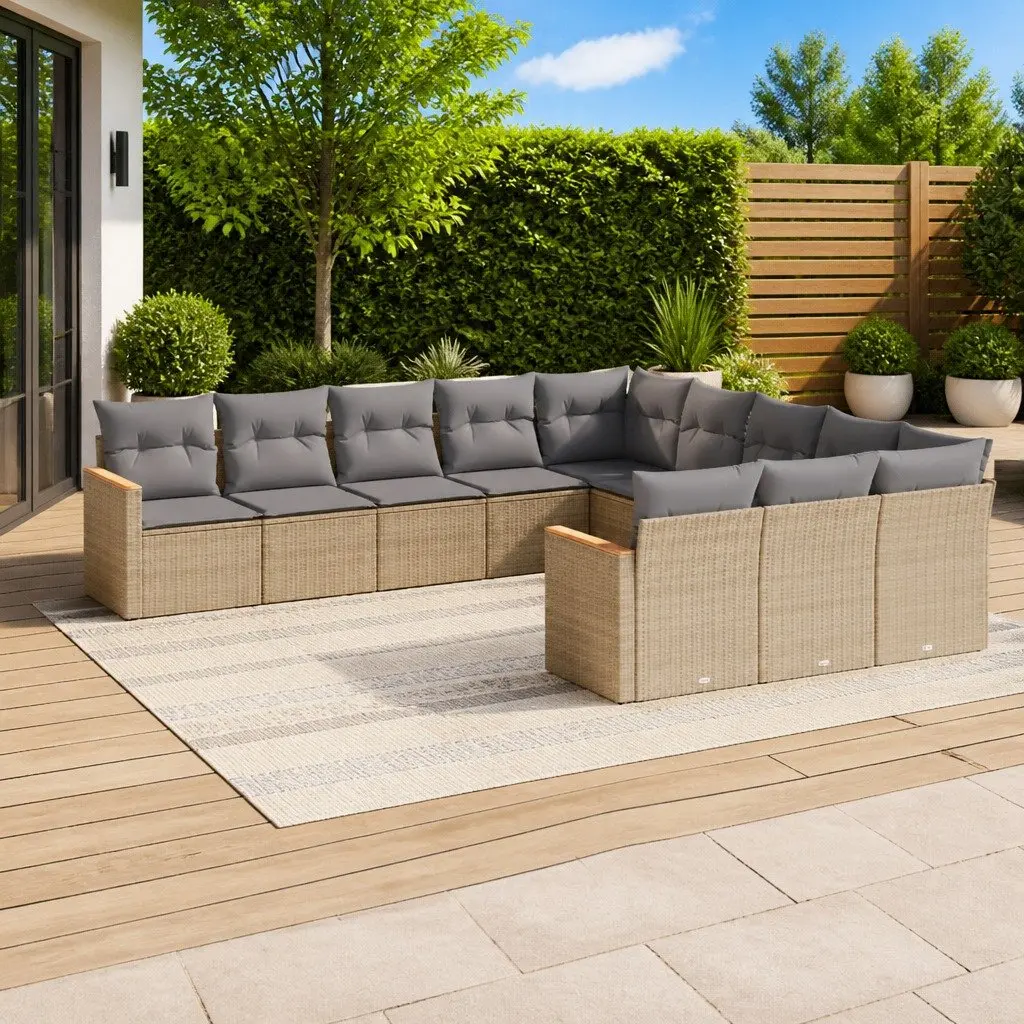 11-Piece Garden Sofa Set for Relaxation