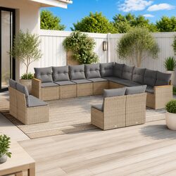 Your 13-Piece Modular Outdoor Sofa Set Awaits