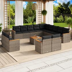 Your Friendly 14 Piece Garden Sofa Set Awaits