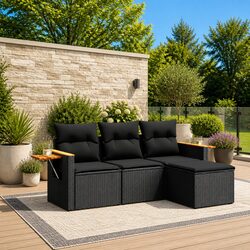 Make Outdoor Living Enjoyable with Our 4 Piece Sofa Set