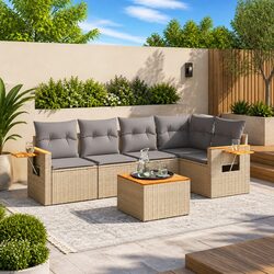 Your New Garden Sofa Set: 6 Pieces for Relaxation