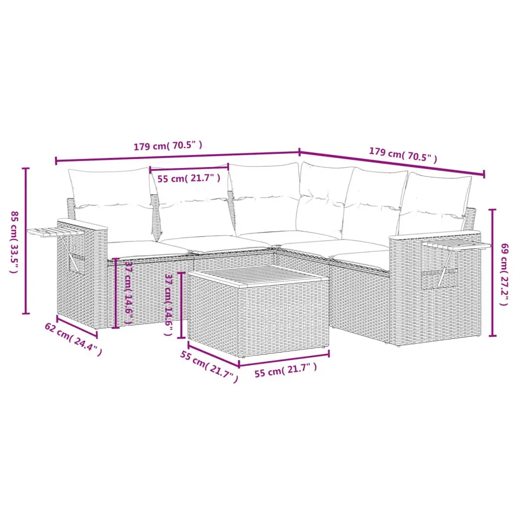 6-Piece Sofa Set