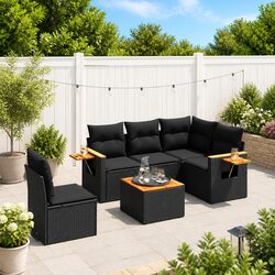 6 Piece Garden Sofa Set: Comfortable and Stylish Outdoor Seating