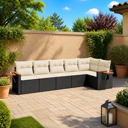 Relax in Style with a 6 Piece Modular Outdoor Sofa Set
