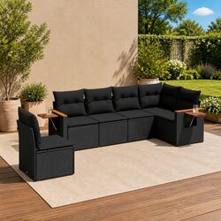 Friendly 6 Piece Modular Sofa Set for Your Patio