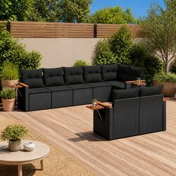 Friendly 8 Piece Garden Sofa Set for Outdoor Comfort