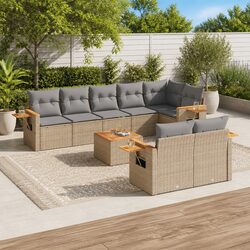 Your Ideal 9-Piece Garden Sofa Set Awaits You