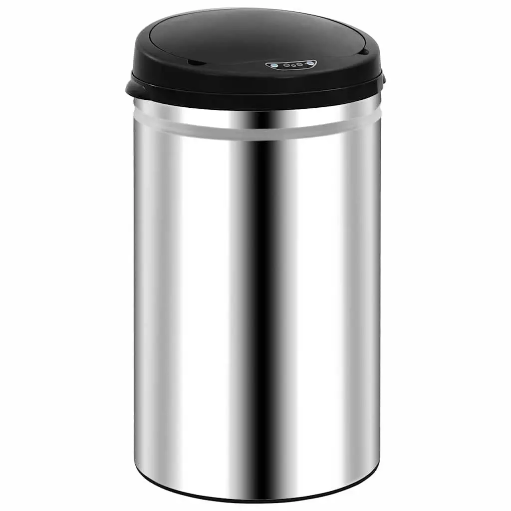 Automatic Sensor Dustbin Touch-Free 40L Silver