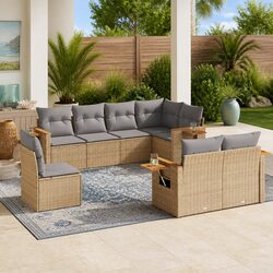 Create Your Perfect Outdoor Space with 8-Piece Sofa Set