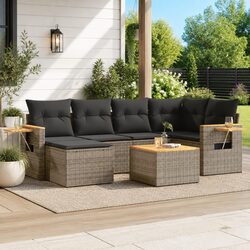 Create Comfort Outdoors with a 7 Piece Garden Sofa Set