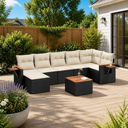 Friendly 8-Piece Outdoor Sofa Set for Your Enjoyment
