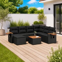Friendly 8 Piece Garden Sofa Set for Your Outdoor Retreat