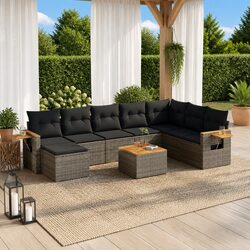 Your Perfect 9-Piece Outdoor Sofa Set Awaits