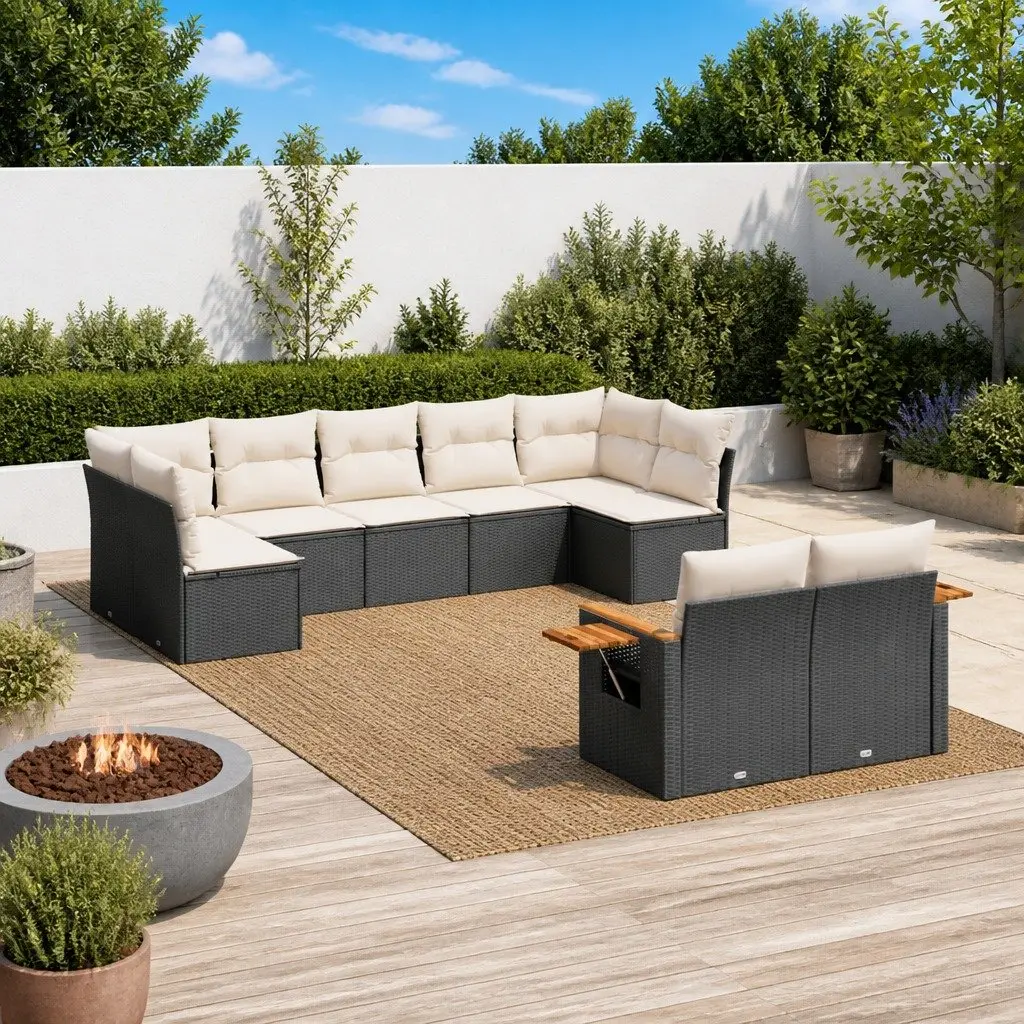9 Piece Garden Sofa Set