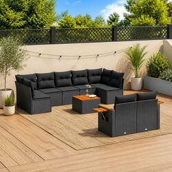 Friendly 10-Piece Garden Sofa Set for Your Outdoor Space