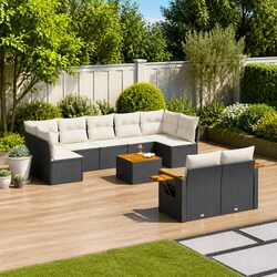 Your Perfect 10 Piece Garden Sofa Set with Cushions Awaits