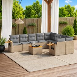 Your Ideal Outdoor Retreat: 10-Piece Sofa Set