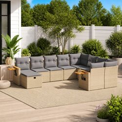 Your Friendly 10-Piece Outdoor Sofa Set Awaits