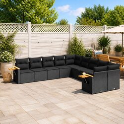 Join Friends Outside with Our 10-Piece Garden Sofa Set