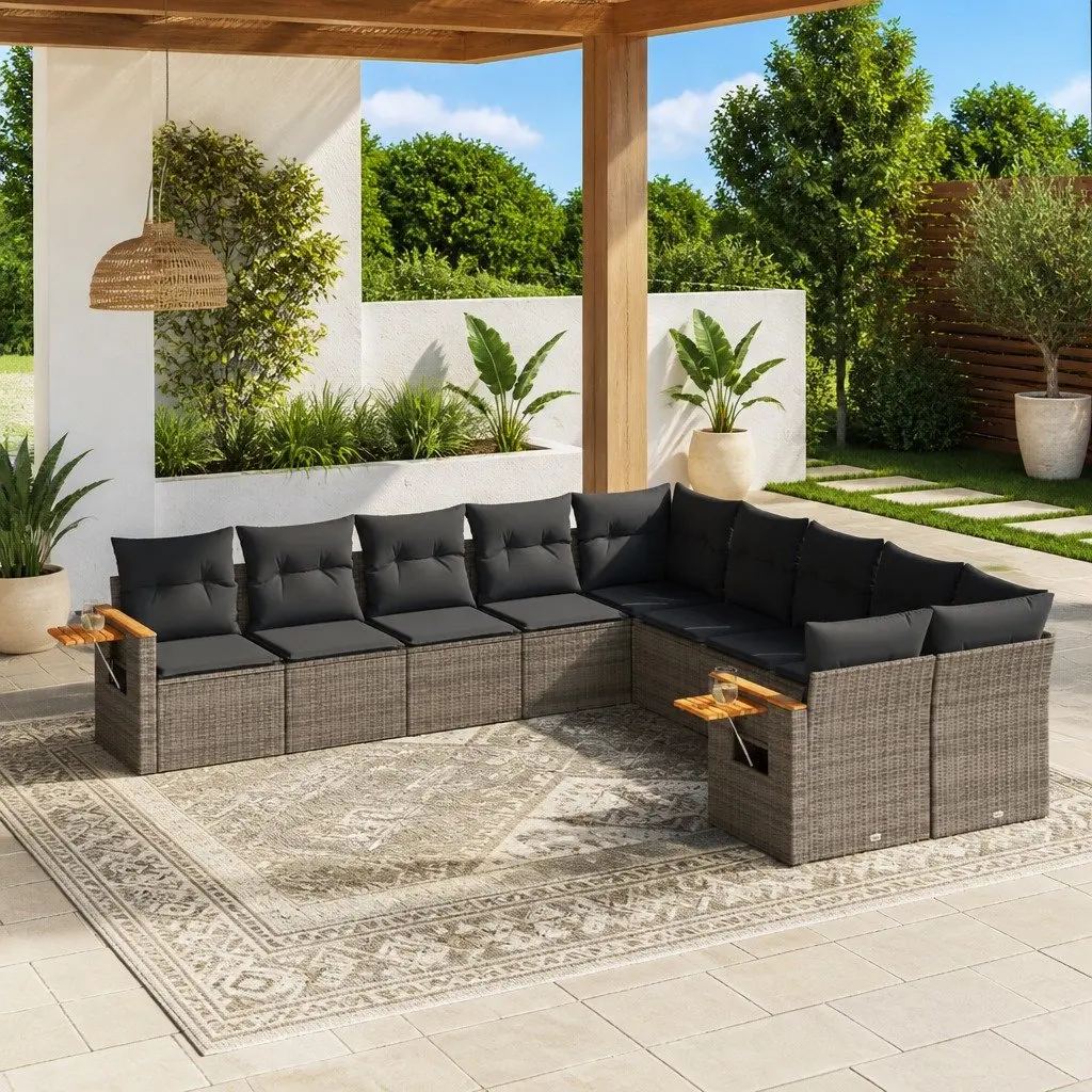 10-Piece Garden Sofa Set