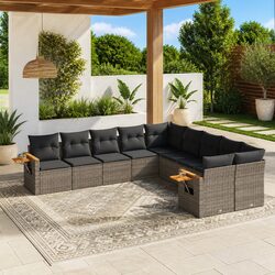 Your Ideal 10-Piece Garden Sofa Set Awaits