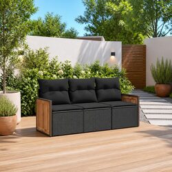 Welcome to Comfort with Our 3-Piece Garden Sofa Set