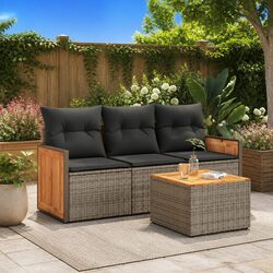 Relax in Style with Your 4 Piece Modular Garden Sofa Set