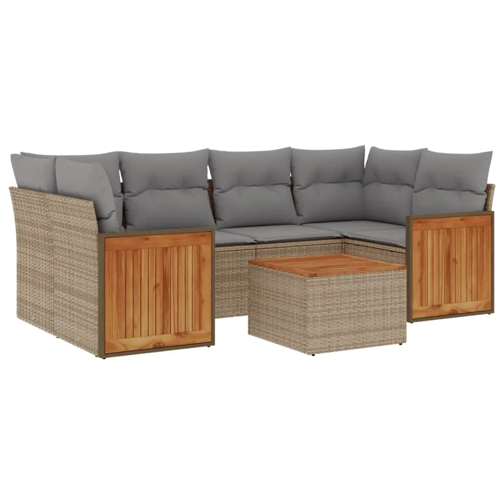 7 Piece Garden Sofa Set