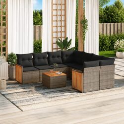 Your Perfect 9-Piece Garden Sofa Set Awaits