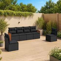 Friendly 6 Piece Outdoor Garden Sofa Set for You