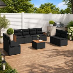 Your Perfect 9-Piece Outdoor Sofa Set Awaits
