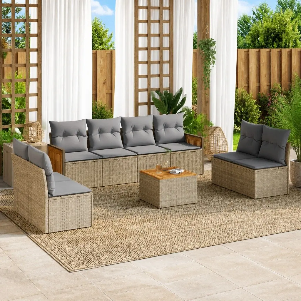 9 Piece Garden Sofa Set