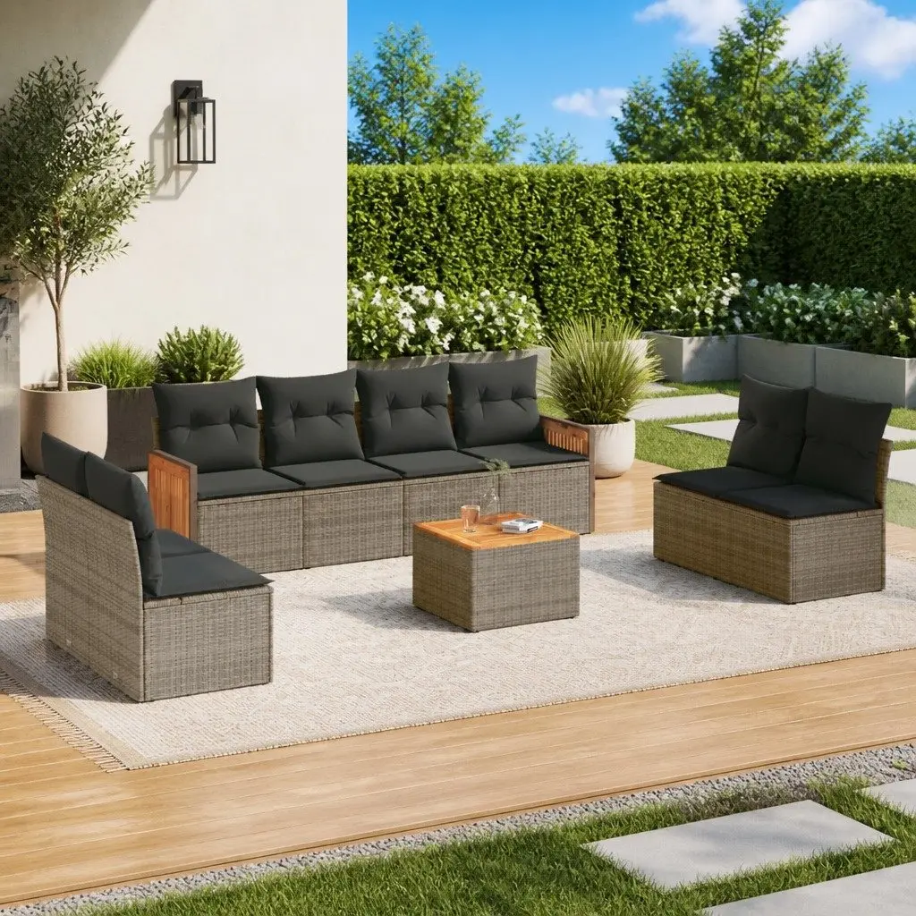 9 Piece Garden Sofa Set