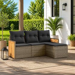 Make Your Outdoor Space Inviting with this Sofa Set