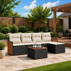 Discover Comfort with Our 6 Piece Outdoor Sofa Set
