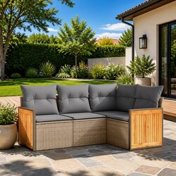 Your New Favorite Beige Outdoor Sofa Set for Relaxation