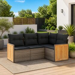 You’ll Love This 4 Piece Garden Sofa Set for Your Patio