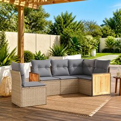 Relax Outdoors with This Modular Garden Sofa Set