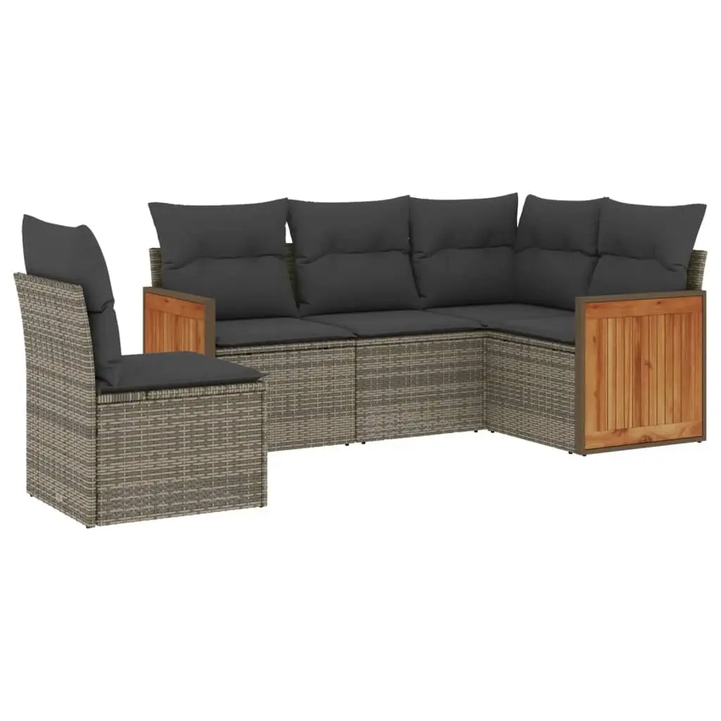 5 Piece Garden Sofa Set