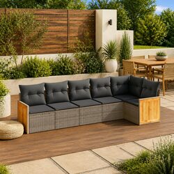 Your New Favorite 6-Piece Garden Sofa Set Awaits You