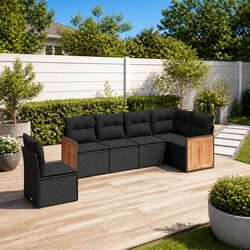 Your New Favorite 6 Piece Garden Sofa Set Awaits