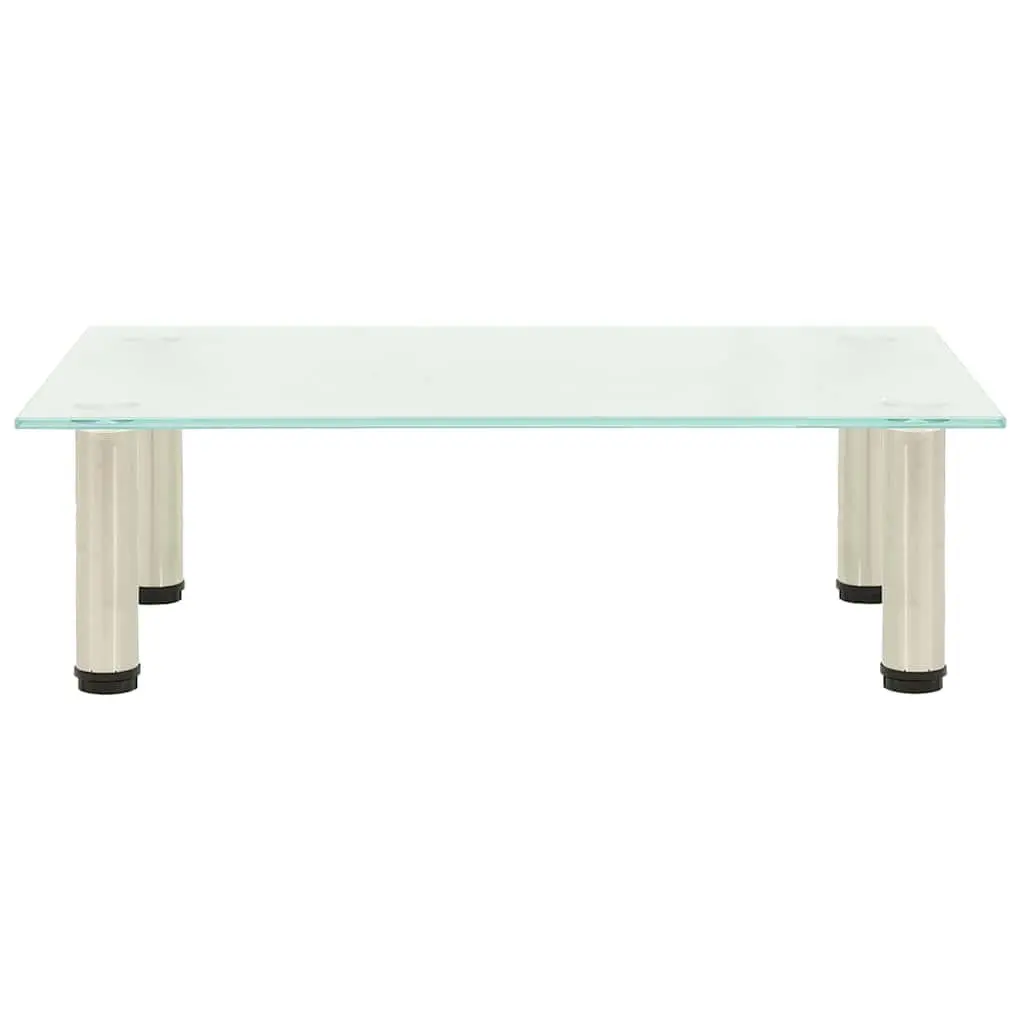 Tempered Glass TV Stand Modern Living Room Bedroom Media Console Table Unit