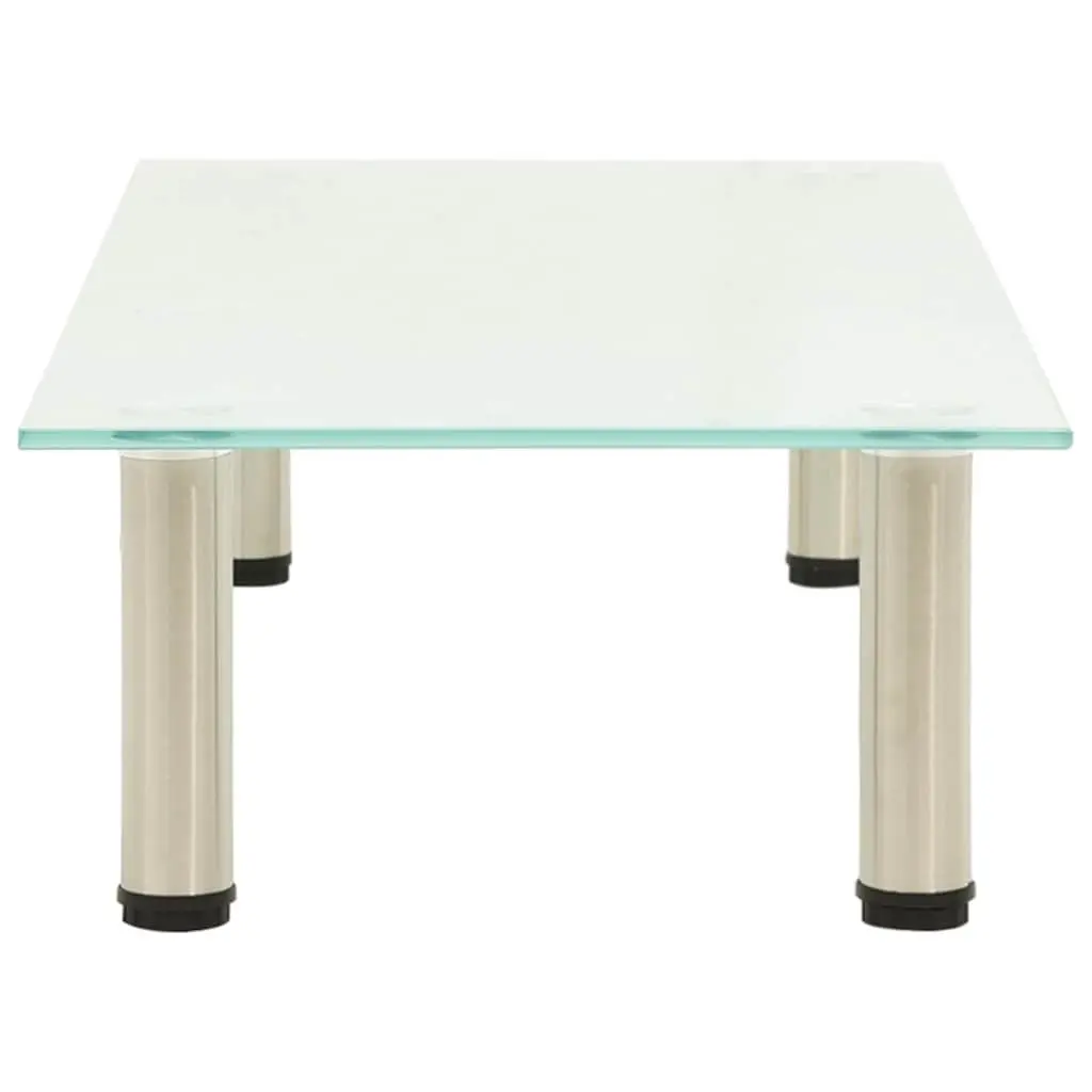 Tempered Glass TV Stand Modern Living Room Bedroom Media Console Table Unit