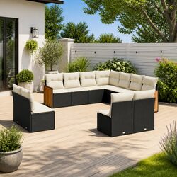 Friendly 11 Piece Outdoor Garden Sofa Set for You