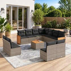 Your New 12 Piece Outdoor Sofa Set Awaits