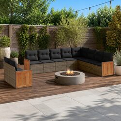 Your New 10-Piece Grey Garden Sofa Set Awaits