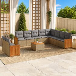 Create Your Cozy Outdoor Space with 11-Piece Sofa Set