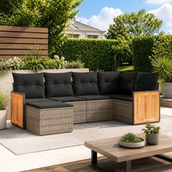 Your New 6-Piece Outdoor Sofa Set Awaits!