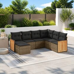 Your Outdoor Haven: 7 Piece Garden Sofa Set